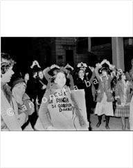 Manifestazione “Riprendiamoci la notte”, Mestre, 5 febbraio, 1977. (© Antonella Barina)