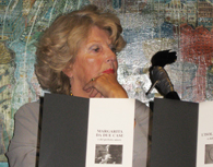 Maria Pia Colonnello con MARGARITA DA DUE CASE - (foto Simonetta Borrelli)
