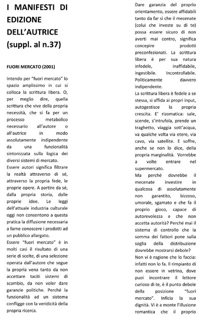 I MANIFESTI DELL'AUTRICE