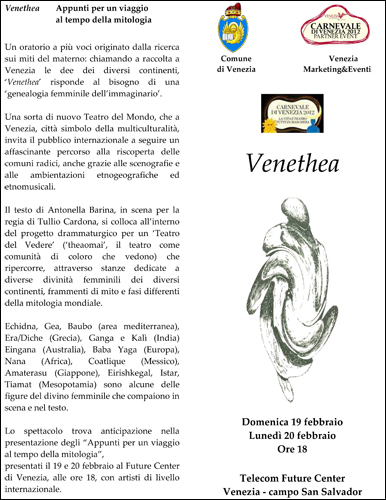 Venethea, locandina