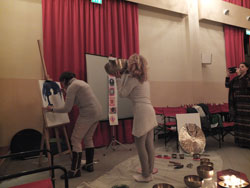 performance di Annette Ronchin e Patrizia Veronese