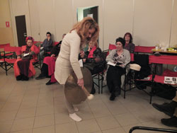 performance di Annette Ronchin e Patrizia Veronese