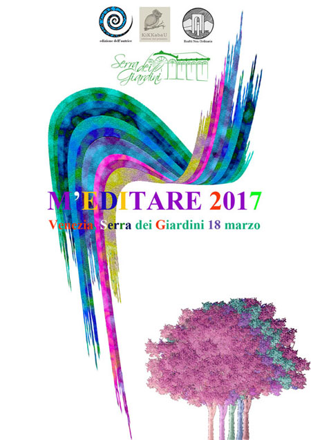 locandina M'EDITARE 2017 - rinascere al colore - tutti i colori dell'autoeditoria