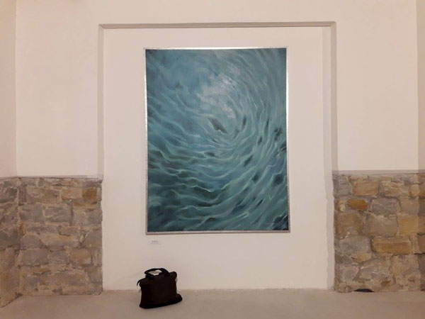 11. opera di Nevia Gregorovich- Milano-titolo ACQUARAMA-RIFLESSI-2012