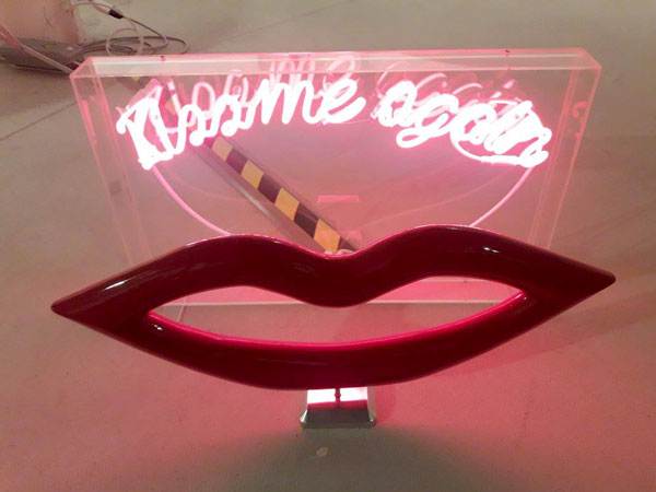 5. opera di LUCIA FLEGO - titolo "Kiss me again"